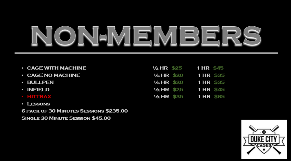 Pricing Duke City Cages Indoor Batting Cage and Training Facility in Albuquerque, NM